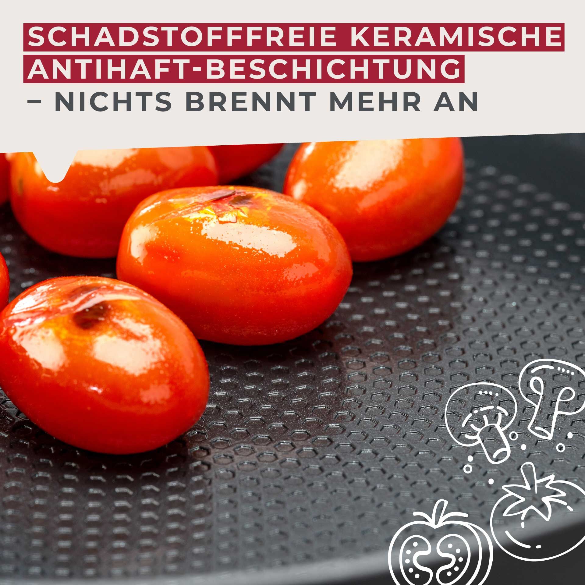 Bratpfanne Statement, Keramik, antihaft, Ø28cm