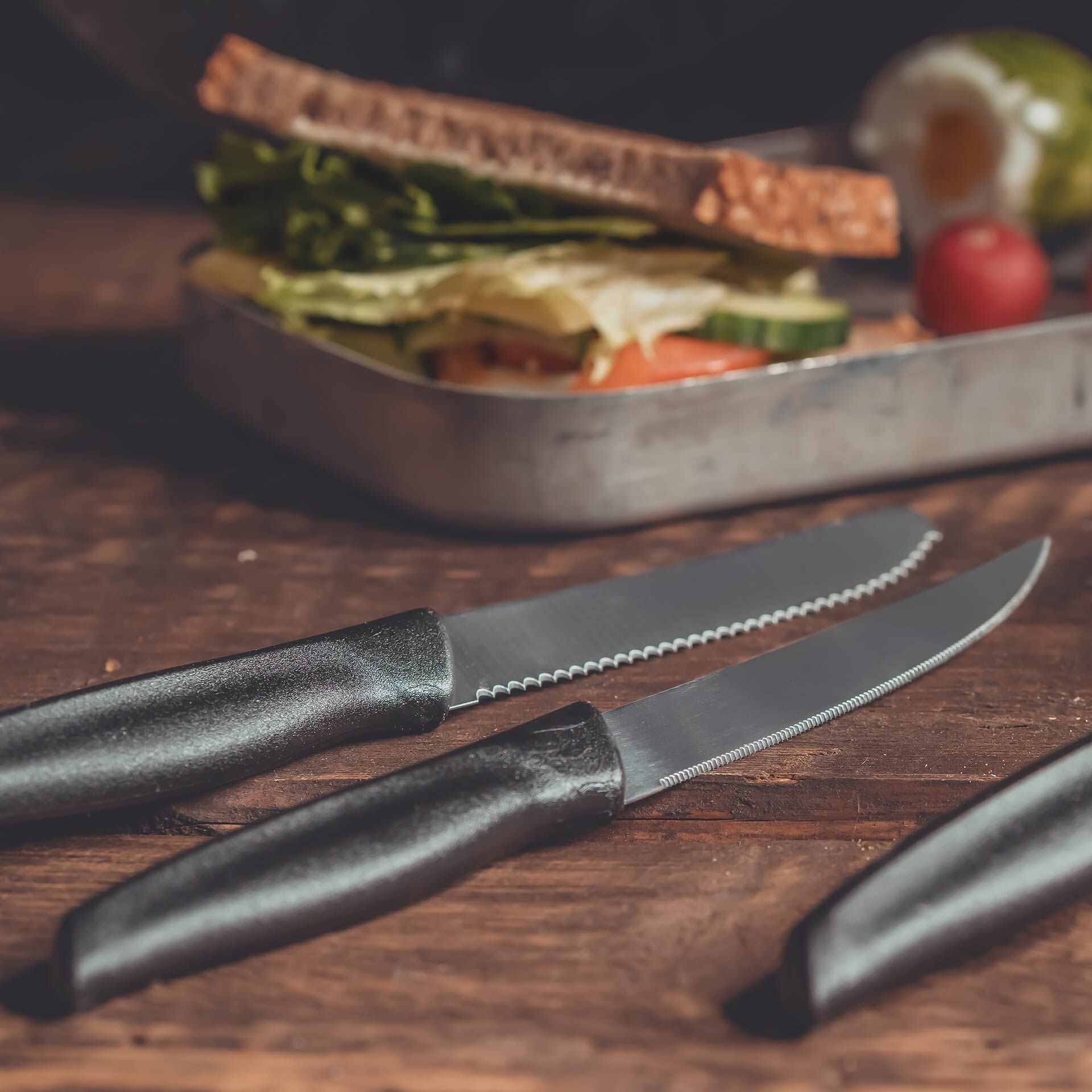 Frühstücksmesser-Set "Basic", 4-teilig