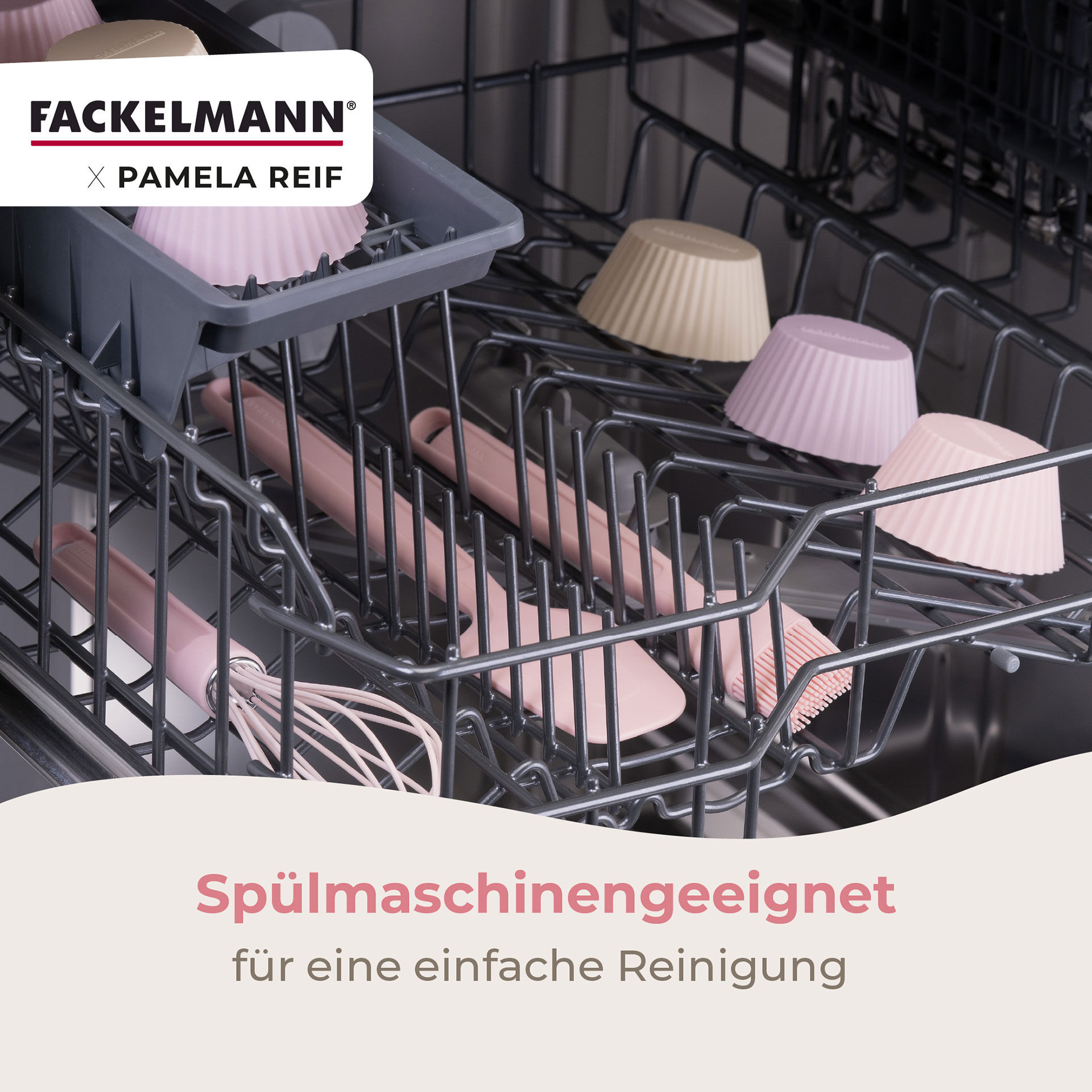 Pamela Reif Teigschaber Rosa, Silikon