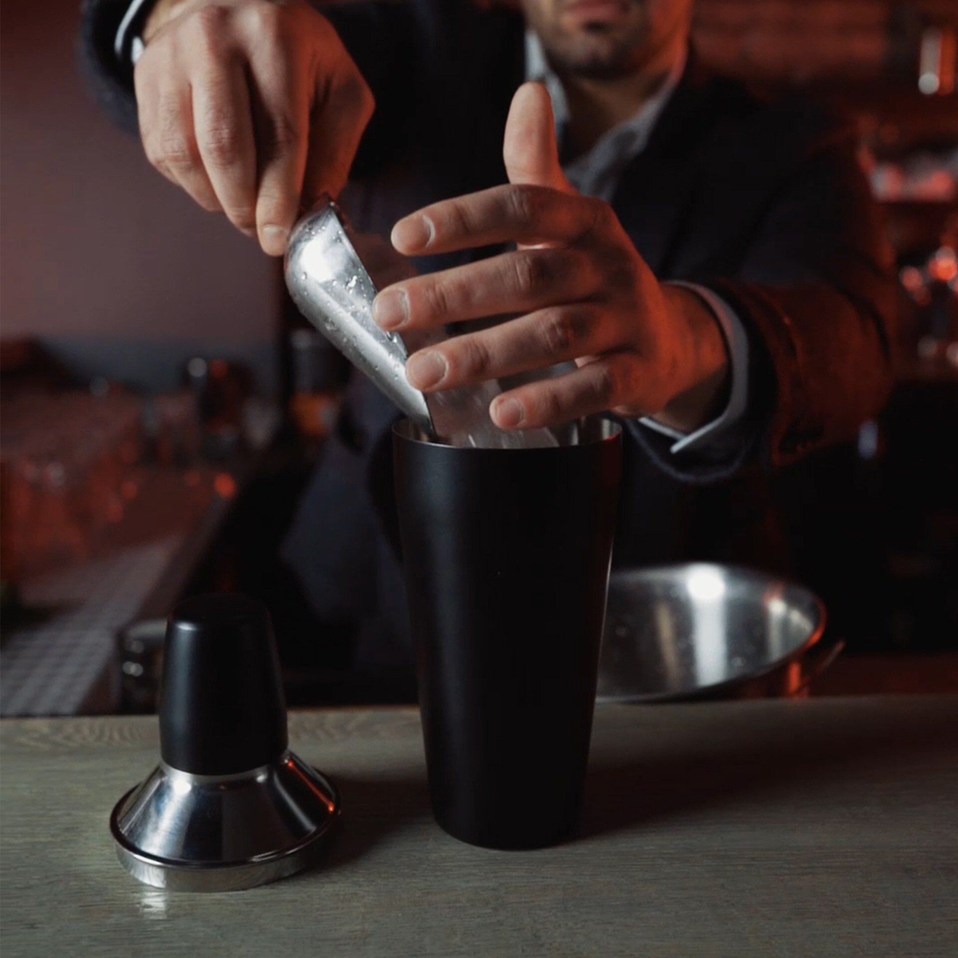 Cocktailshaker Specter, 750ml, schwarz