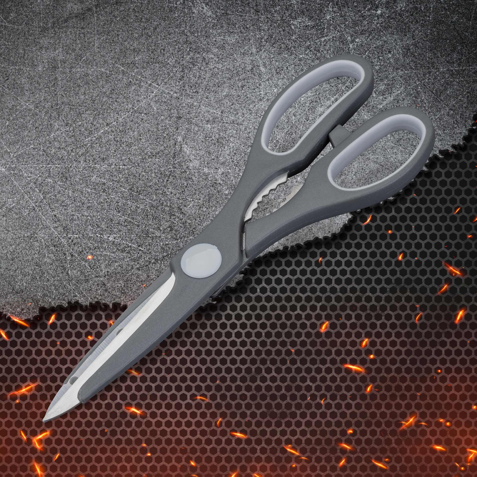 Schere multifunktional, 21cm, Edelstahl