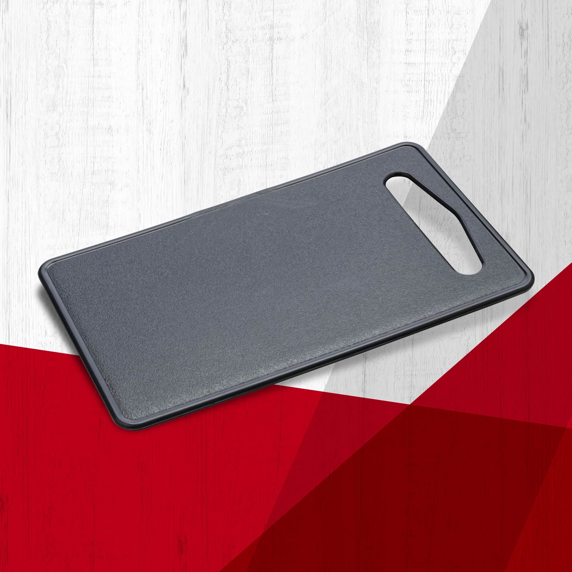 Schneidebrett, 24x14cm, grau