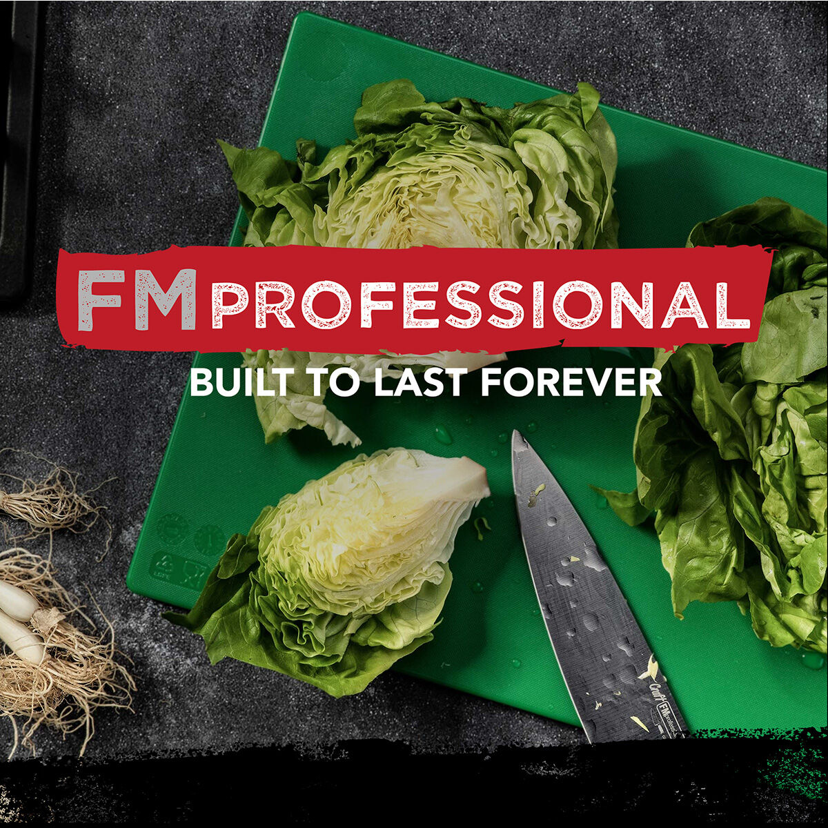 Schneidebrett HACCP für Obst/Gemüse, 45x30cm, grün