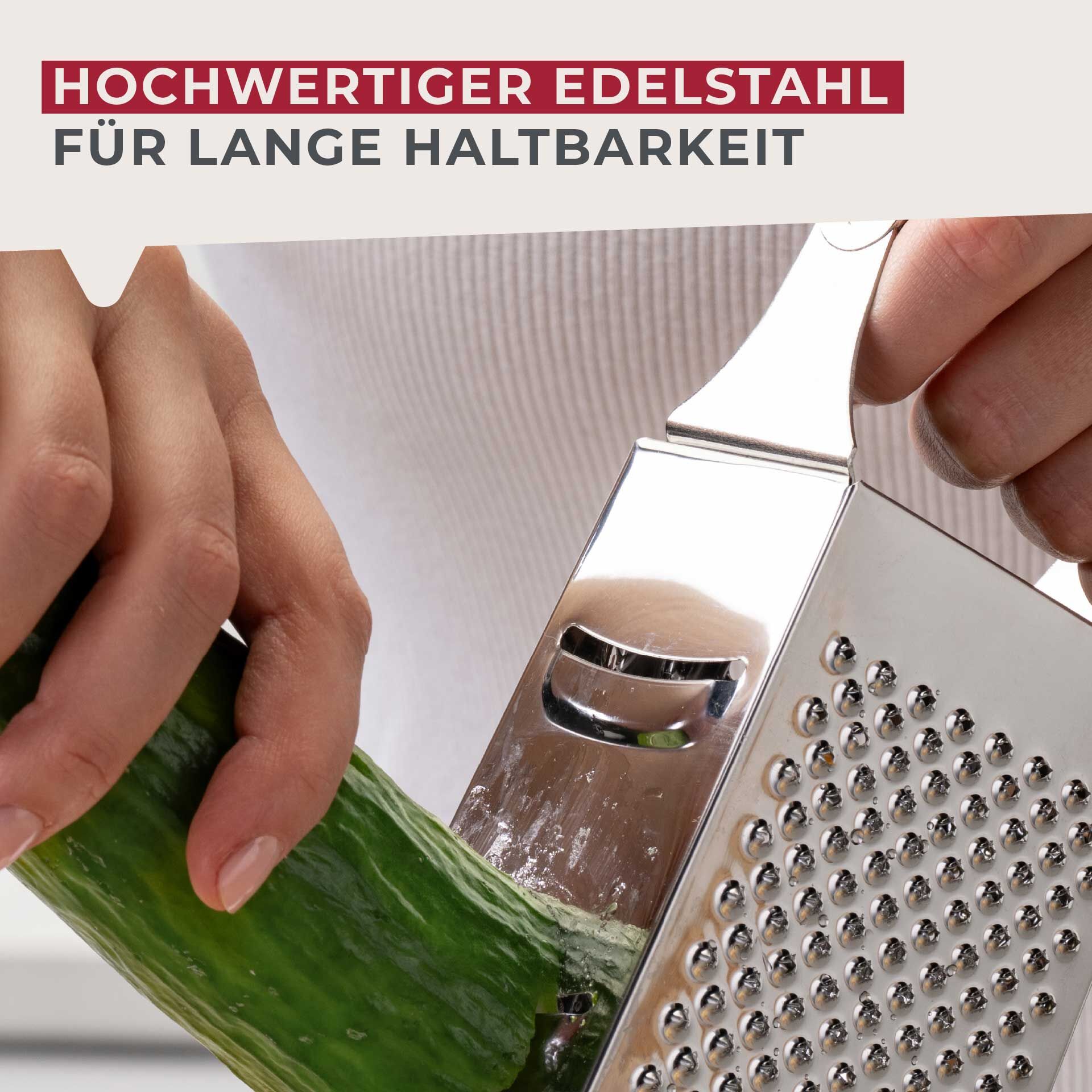 Vierkantreibe Essential, Edelstahl