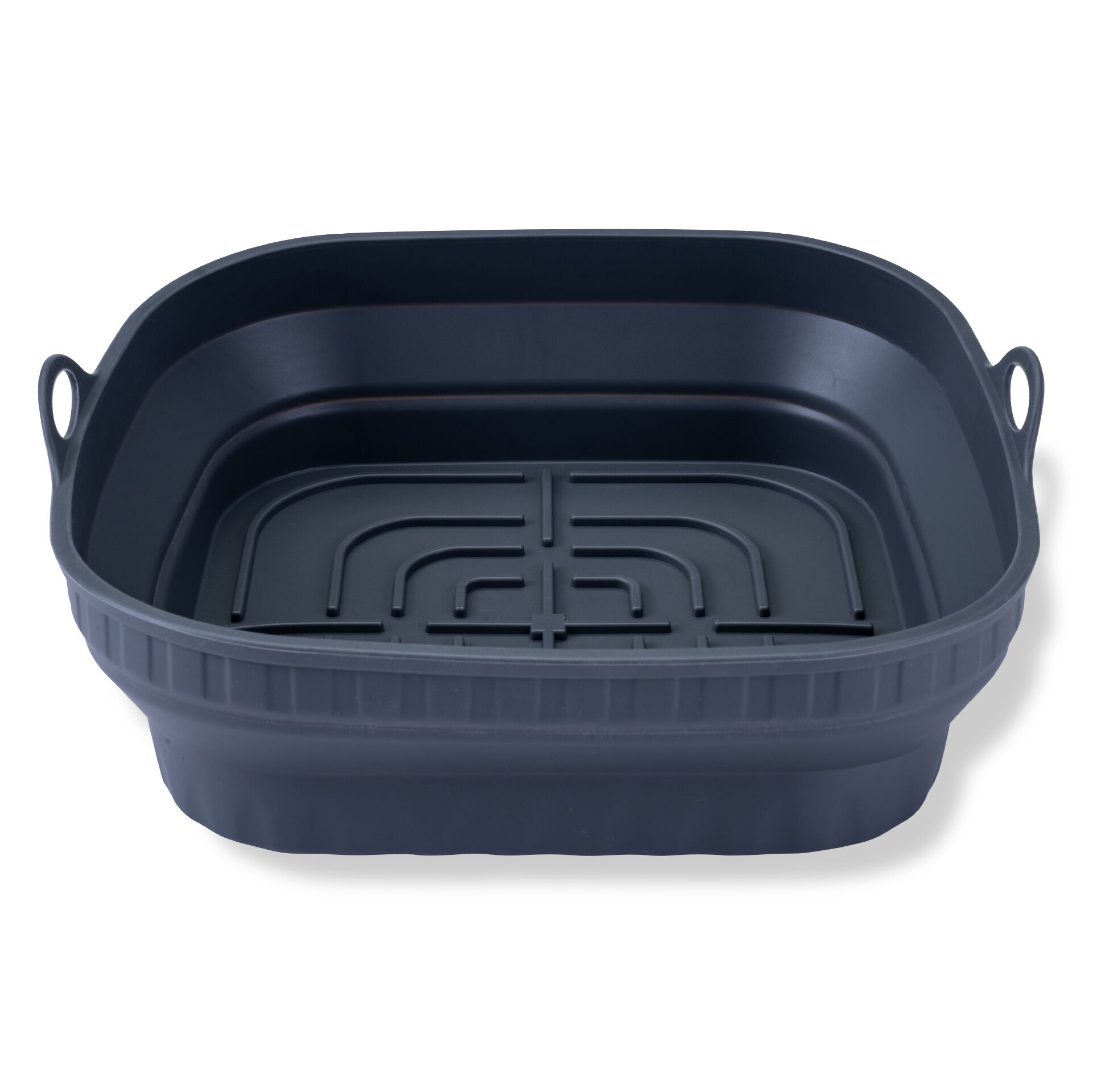 Silikonform für Heißluftfritteuse eckig, 17x17x6,5cm, faltbar