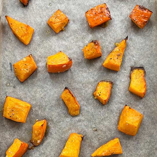 Smashed Parmesan-Kürbisse