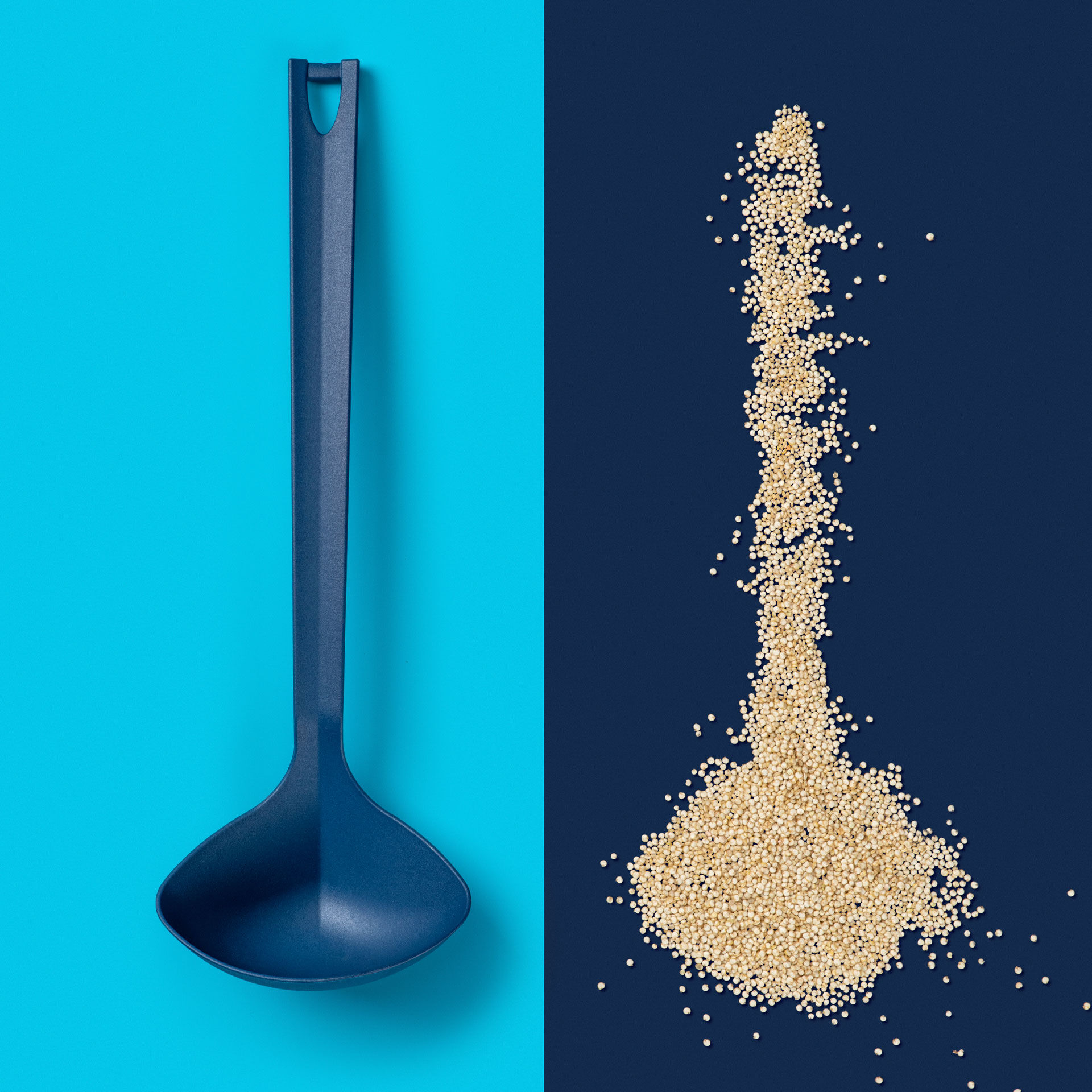 Schöpflöffel, blau