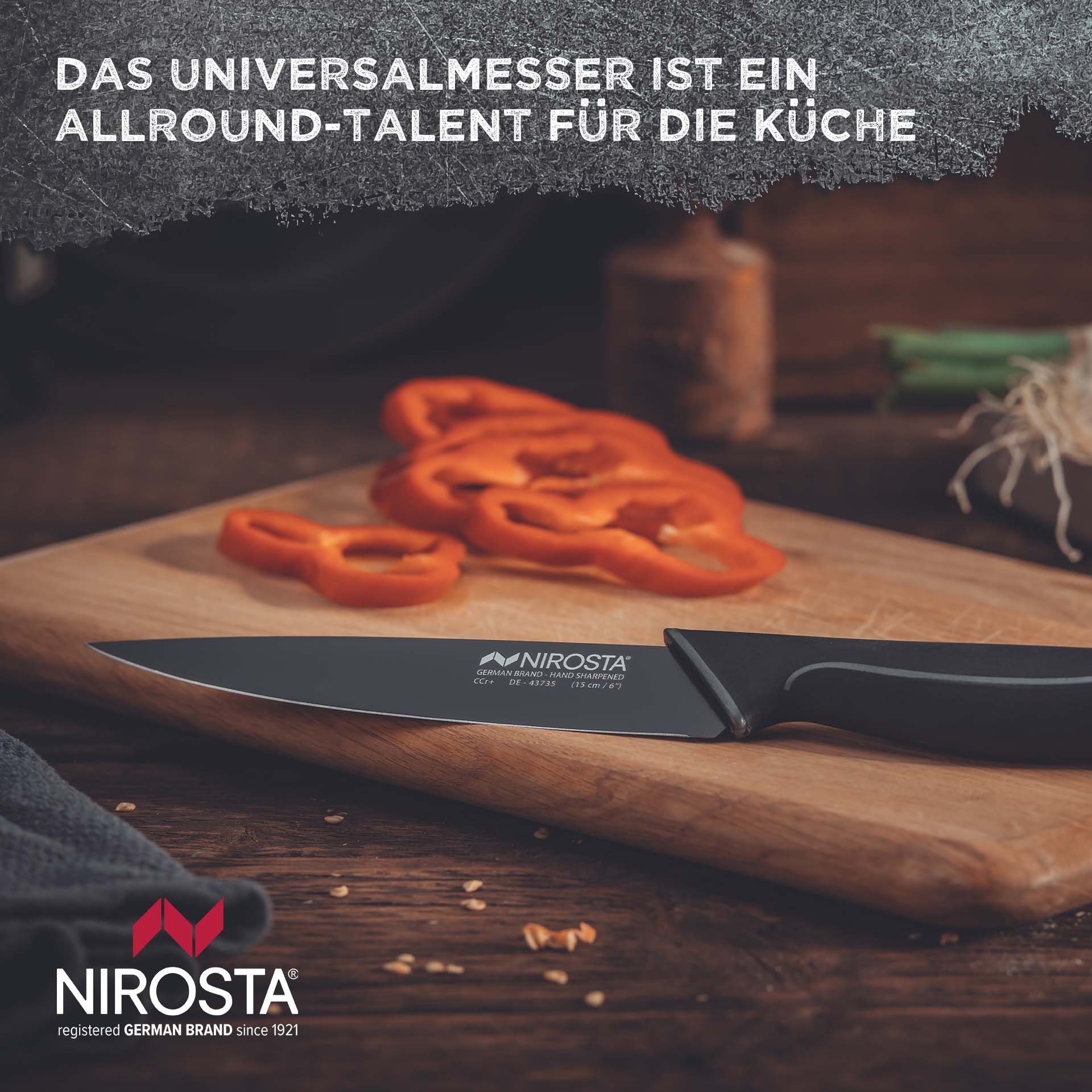 Universalmesser Wave, 15cm Klinge