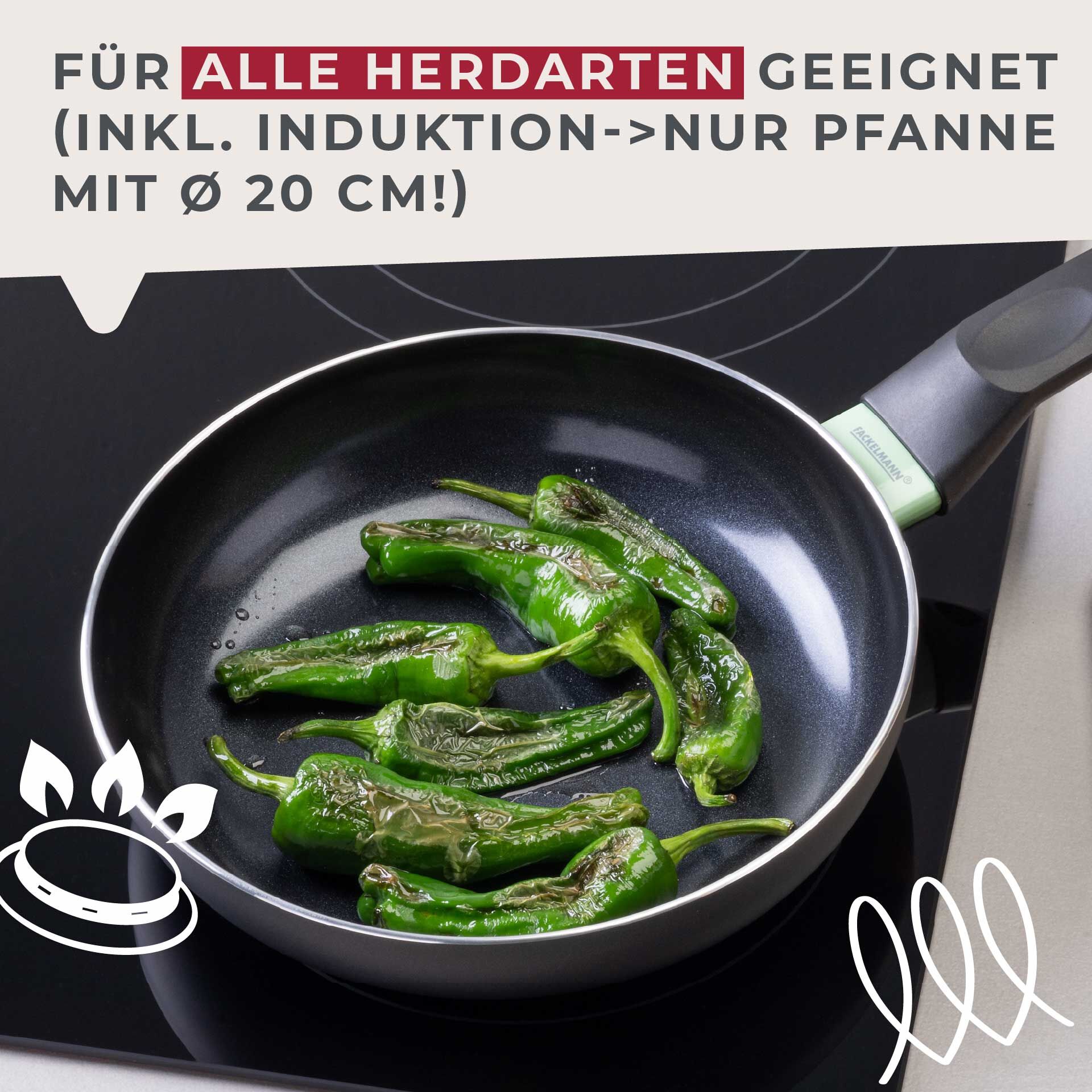 Bratpfannen-Set "Brandao", Keramik, antihaft, Ø16+20cm, 2-tlg.