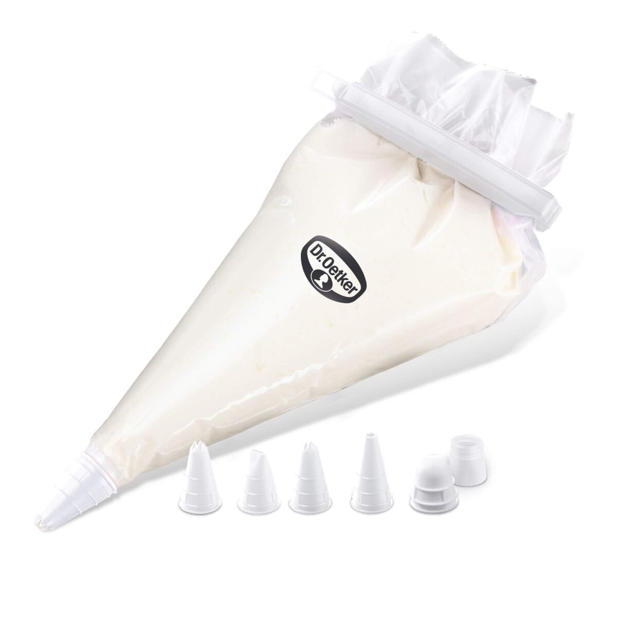 Zweikammer-Spritzbeutel Set 15-tlg - Für Zweifarbige Dekorationen